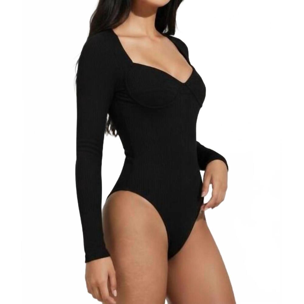 NEW THE ATHLETIC SIDE OF US lady liberty long sleeve ribbed leotard – sustainabl
